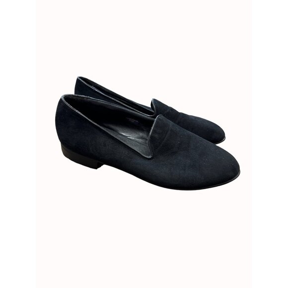 Florsheim Designer Collection men’s black suede loafer shoes size 9D SKU 6271 main image 12